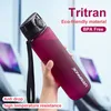 Water Bottles 5008001000ml Sports Bottle BPA Free Portable Leakproof Shaker bottle Plastic Drinkware Tour Gym items 231205