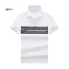 polo stile camicie manica corta antirestringimento camicie classiche con risvolto per uomo Estate 100% cotone Polo da uomo T-shirt est LOGO Stampa Moda Abbigliamento camicia Trend Manica corta