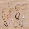 クラスプフック100x DIYメイキング925 Sterling Sier Jewelry Inkessons Hook Earring Pinch Bail Earwires for Crystal Stones Beads Thvxd 9171n