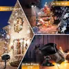 Other Event Party Supplies Christmas Snowflake Projector Light 2IN1 Outdoor Snowfall Laser Projection Lamp for Year Wedding Party Garden Landscape Deco 231204