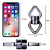 Klettergurte 30KN Outdoor Rock Karabiner Drehverbinder Universal Gimbal Ring Yoga Schaukel Hängematte Seil Rotational 231204