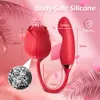 Sexspielzeug-Massagegeräte Rose Saugvibrator für Frauen Nippel-Klitoris-Stimulator Vibrierendes Ei-Dildo-Vibratoren Klitoris-Sauger-Vibrator-Spielzeug Online-Verkauf