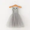 Girl Dresses Baby Girls Tutu Dress Toddler Cotton Infant Tulle Tie Chambray Long Sleeve