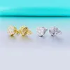 2022 Popular Hotsale Iced Out Jewelry Wholesaler Price 925 Sterling Silver d Moissanite Vvs Stud Earrings