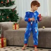 Passende Familien-Outfits, Weihnachtsgeschenk, Hirsch-Pyjama, Flanell-Kapuzen-Overall, Mutter, Vater, Kinder, Baby-Outfit, Strampler, Weihnachts-Look, 231204