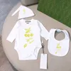 مصمم المصممون للرضع من جديد المولود المولود طفل رومبون رومبون رومبون ثلاث قطع 100 ٪ من القطن رومبير بوي بويت ملابس الأطفال