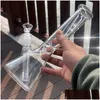 Accesorios Fabricación Hookah Beaker Glass Bong Tuberías de agua Dab Rig Catcher Material grueso para fumar 10.5 Bongs Drop Delivery Inicio Dh7Yn