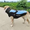 犬のアパレル温かいペットの服冬の厚い犬のコートハーネスミディアムラージドッグフランスのブルドッグビッグドッグ服ジャケットベスト防水231205