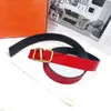 Designer belt woman reversible belts genuine leather luxury waistband classic solid color gold letter buckle width 2cm 3cm 4cm men women decoration belt 19 Styles