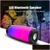 Cell Phone Speakers Portable Wireless Bluetooth Speaker High Sound Quality Small Double Card Household Outdoor Loud Subwoofer Drop Del Dhrlj