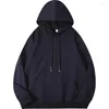 Men's Hoodies Solid Color Casual Custom Men Women Customization Logo Print Sweatshirts Streetwear For Teenager Long Sleeve Cap Tops