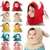 Carino bambino per bambini ragazza ragazzo neonato neonato inverno caldo cappello lavorato a maglia all'uncinetto Beanie Cap266G