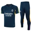 2023 2024 Real Madrid Kort ärm och byxor Fotbollsträningsdräkt Man Haaland City Football Training Kit