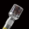 Eektrisk örtkvarnrökning Aluminiumlegering Torch Grinder Automatisk ficklampa Pollen Crusher Metal Grinders 5 Färger för tobak ZZ