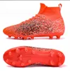 Scarpe da calcio per bambini da uomo Scarpe da calcio per erba sintetica Tacchetti da allenamento Scarpe da ginnastica sportive alla caviglia alte Qualità AG TF Indoor