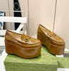 Designer Dress Shoes Mule Loafer Women Platform Thick Mules Top Quality Luxury Loafers Shoe