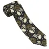 Bow Ties Classic Tie för män Silk Mens Neslipsing Wedding Party Business Adult Neck Casual Vintage Skull Labyrinth Stars