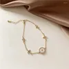 Braccialetti con ciondoli Placcato in oro Zircone Fiore di prugna Bracciale trasversale Moda Donna Viaggio Abbinamento quotidiano Gioielli per feste di nozze Estate