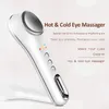 Massaggiatore per occhi TinWong Bacchetta riscaldata e fredda Massaggio vibrante elettrico per occhiaie gonfiori Rivivi la fatica 231205