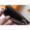 M69431 Uchwyt karty Recto Verso Designer moda damska mini zippy organizator portfel moneta torebka torebka pasek urok Klucz Pouch Pochette AC181p