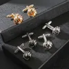 Cuff Links High Quality Fashion Knot Design Cufflinks Men's Shirt Cuff Link French Suit Accessories Jewellery Gifts R231205