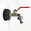 Équipements d'arrosage IBC Tank Tap Adaptateur de carburant en laiton Valve de remplacement Pièces de montage pour connecteurs d'eau de jardin à la maison Robinet 1pcs P2756