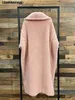 Alpaca Coat Maxmaras Wool Coat Same Material 2023 New Style Bear Women's Fur Particle Fleece