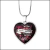 Pendant Necklaces Stainless Steel Necklace Friend Sister Alloy Jewelry Heart Keychain Drop Delivery Pendants Dhpnf