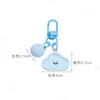 Keychains Lanyards Cute Smiling Face Resin Keychain Heart Flower Cloud Pendant DIY Candy Color Key Chains Decoration Jewelry 231204
