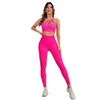 Set attivi 2023 Set yoga Tie-Dye Leggings e top Fitness Tute sportive Abbigliamento da palestra Reggiseno senza cuciture Pantaloni da donna da corsa