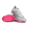 Mens FG TF Soccer Shoes Cleats Football Boots Sneakers Pink White