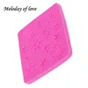 Baking Moulds 3D christmas decorations snowflake Lace chocolate Party DIY fondant baking cooking cake decorating tools silicone mold T0026 231205