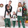 Aile Eşleşen Kıyafetler Noel Pijamaları Set Yetişkin Çocuk Bebek Köpek Noel Noel Baba Pijamalar 231204