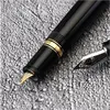 Gift Fountain Pens Luxury Limited Edition MB Bohemia Fountain Pens 14K Extend-Retract Nib With Cute Diamond Clip Writing Smooth Ink Pen Gift 231204