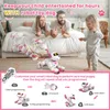 الكهرباء RC حيوانات RC Robot Electronic Dog Stunt Walking Dancing Toy Touch Touch Amblity Control Control Electric Pet for Children's 231205