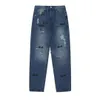 Jeans viola jeans firmati jeans per uomo pantalone da donna jeans uomo denim largo europeo jean chheart pantaloni da uomo pantaloni biker ricamo croce per la tendenza