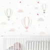 Wall Decor Cartoon Air Balloon Clouds Nursery Wall Stickers Removable Children DIY Wall Decals Kids Bedroom Interior Home Decoration 231204