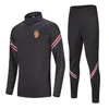 Nouvelle Association Sportive de Monaco Football Formation Survêtements Pour Hommes Veste De Jogging Ensembles Courir Sport Porter Football Accueil K2756