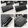 Triangles Long Wallets Women Designer Wallet Coin Purse Card Holder P Letter Woman Classic Fashion Purses Black Cardholder Top Quality Card Holder Original Box gift