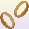 Only One Beauul natural color yellow jade bangle size 67 mm +box8503793