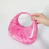 Evening Bags Round Acrylic Evening Clutch Bag Women Luxury Designer Boutique Colourful Circular Purses And Handbags Personality Wedding Party 231204
