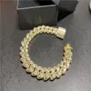 Mode ny design kuba halsband av hög kvalitet smycken hiphop stil mans diamanter kedja322u