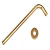 Bathroom Shower Heads Gold Color Brass Accessories Rain Head Hand Spray Arm Hose shower Bracket ad002 231205