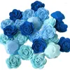 Decorative Flowers 24pcs/bag Artificial Rose Heads Foam DIY Teddy Bear For Wedding Birthday Party Christmas Home Decor