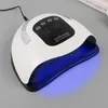 Nageltrockner 320W SUN X19MAX Touchscreen UV-LED-Trocknungslampe 72 LEDs Schnell aushärtender All-Gel-Profi-Trockner mit LCD 231204