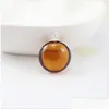 Naszyjniki wisiorek Naszyjniki 1PC 18 mm Murano Glas Flat Flat z 925 Sterling Cap Butelka Butelka Dostawa Biżuteria N DH67O