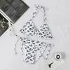 BIKINI Summer Designer Women Bikini Zestaw seksowne l przezroczysty pasek luksusowy gwiazdy kostiumu kąpielowego Kształt kąpielowy palenie damskie Kąpiec Kącik SWOJE Zuży