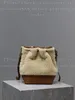 12A Totalmente nuevo Espejo Diseñador de calidad Pequeño Emmanuelle Bolsa de cubo para mujer Shearling Bolsas de cuero genuino Bolsos de lujo Bolsos acolchados Sac Monedero Bolsa de correa de hombro con caja