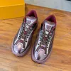 Runner Tatic Sneaker Louisely Erkekler Sıradan Ayakkabı Tasarımcıları Gri Beyaz Yeşil Siyah Gümüş Erkek Eğitmenleri Deri Moda Nefes Alabilir Eğitmeni Viutonly