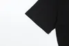 デザイナーメンズティーシャツ黒と白のカラーアルファベットラグジュアリーブランドクルーネック半袖カップ